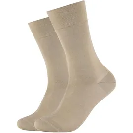 CAMANO Business-Socken 2er Pack Beige/Khaki 39-42