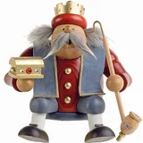 KWO Olbernhau Räuchermann Kantenhocker Caspar, 17 cm