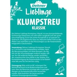 dehner lieblinge Klumpstreu Klassik, 20 l