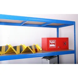 Weitspannregal 350 kg Profi HxBxT 160x150x80cm blau SZAGATO Weitspann Regal 60 cm Lagerregale Fachbodenregal Lagerregal Schwerlastregal Regalsystem