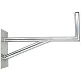 PremiumX 80cm Wandhalter Aluminium SAT-Halterung mit Stützelement für Satellitenschüssel Grundplatte 400x200mm