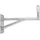 PremiumX 80cm Wandhalter Aluminium SAT-Halterung mit Stützelement für Satellitenschüssel Grundplatte 400x200mm