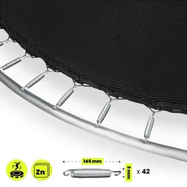HyperMotion Kindertrampolin 244 cm Schwarz