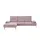 Switch Ecksofa Cesar ¦ rosa/pink ¦ Maße (cm): B: 288 H: 102 T: 183.0