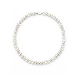 Firetti Perlenkette »Schmuck Geschenk Halsschmuck Halskette Perle«, 38696465-5 silberfarben-weiß