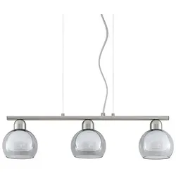 Lucande - Kaiya 3 Pendelleuchte L14 Nickel