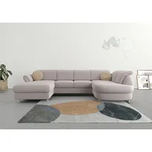 sit&more Wohnlandschaft Mikrofaser U-Form 3-Sitzer Beige