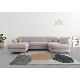 sit&more Wohnlandschaft Mikrofaser U-Form 3-Sitzer Beige