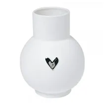 räder Kugelvase Herz Silber