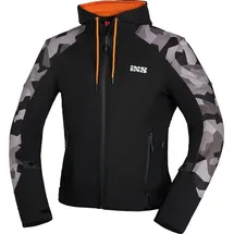 IXS Moto Camo Motorrad Textiljacke Schwarz/Mehrfarbig M