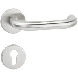 Hermat Drückergarnitur BASIC 01 WC rot/weiß 1801