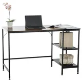 CLP Schreibtisch Oviedo schwarz/braun