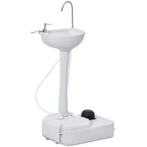 Outsunny Camping Waschbecken Grau