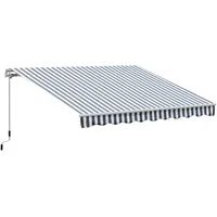 Outsunny Markise, Aluminium, Polyester