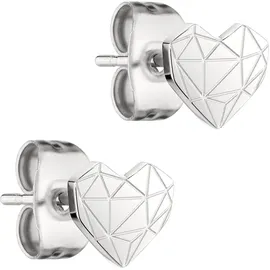 Liebeskind Berlin Ohrstecker »Herz«, 13005105-0 edelstahlfarben