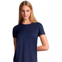 Tom Tailor Pyjama-Shirt unifarben Blau 38