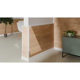 EGGER Abdeckleiste Wandverkleidung Decowall AL201 Weiß 2,4 m