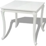 Stabli Möbel Esstisch 80x80x76 cm Hochglanz-Weiß - Esstische CC8793972 - Weiß