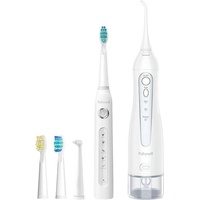 Fairywill Fairywill, Elektrische Zahnbürste, Sonic toothbrush with tip set and water fosser FW-507+FW-5020E (white)