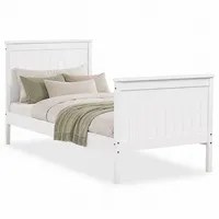 Homestyle4u Einzelbett 90x200cm weiß