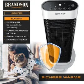 Brandson Heizlüfter 2000 W Weiß
