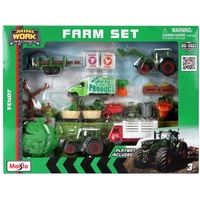 MAISTO Mini Work Machines Fendt Super Farm Play-Set, Modellfahrzeug