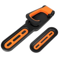 Einstellbarer platzsparender Fahrradstaender Fahrradstaender Wandhalterung Hakenhalter Schwarz Orange