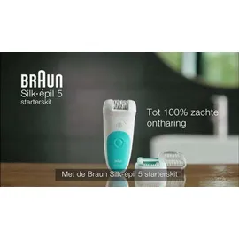 Braun Silk-épil SensoSmart 5-610 weiß/blau