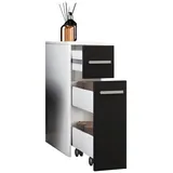 VCM Zalo Unterschrank 20 x 61,4 x 45 cm Schwarz/Weiß
