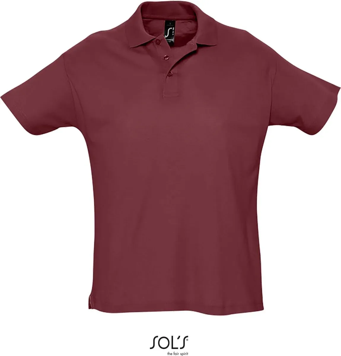 SOLS Herren Piqué Polo 11342 burgundy M