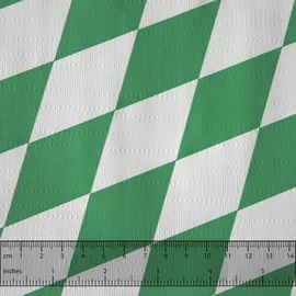 JUNOPAX Papiertischdecke 50m x 1,00m Raute grün-weiß