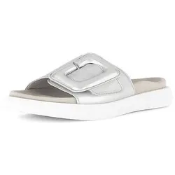 Pantolette Gabor silber, 39
