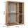 abiks möbel Schwebetürenschrank MONACO 150 x 200 x 62 cm Schwarz
