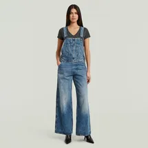 G-Star Cinch Dungaree Wide Jumpsuit - Dunkelblau - Damen - M