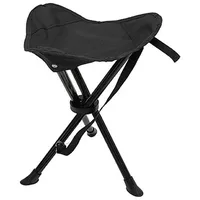 Mojawo Campinghocker 3-Bein Schwarz