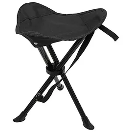 Mojawo Campinghocker 3-Bein Schwarz