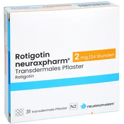 Rotigotin Neuraxpharm 2 Mg/24h Transdermales Pfl. 31 St