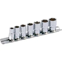 PROJAHN 1/4'' Stecknuss Satz auf Schiene 7tlg