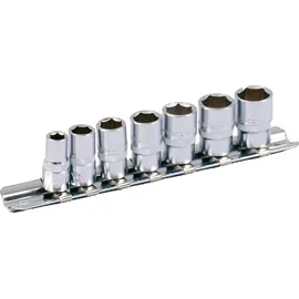 PROJAHN 1/4'' Stecknuss Satz auf Schiene 7tlg