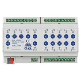 MDT technologies Schaltaktor 16-fach 8TE REG, 16A, 230VAC AKS-1616.03