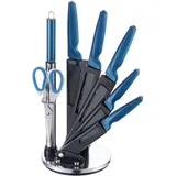 Michelino Messerblock 8-tlg. Blau
