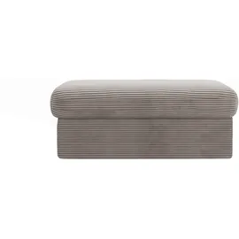 sit&more Polsterhocker Moreno 90 x 43 x 60 cm Grau
