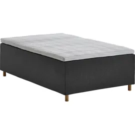 Home Affaire Boxbett HOME AFFAIRE "Thorsby", grau, B:120cm L:200cm, 100% Polypropylen, Komplettbetten, Boxspringbett, Boxbett ohne Kopfteil, frei im Raum stellbar, für Dachschrägen