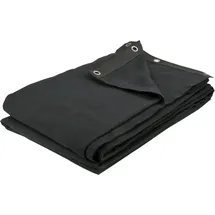 Showgear Backdrop Dekomolton 160 g/m2 Schwarz
