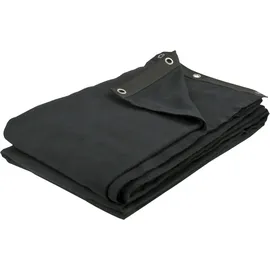 Showgear Backdrop Dekomolton 160 g/m2 Schwarz