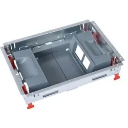 Legrand 088023 Gerätebox mit Teppichrand 8 Module vertikal
