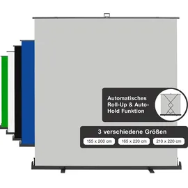 Walimex pro Roll-up Panel Hintergrund grau