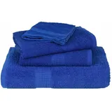 vidaXL Saunatuch 80 x 200 cm blau 2 St.