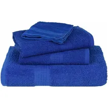 vidaXL Saunatuch 80 x 200 cm blau 2 St.