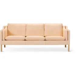 Fredericia Mogensen 2213 Sofa, eiche geseift / leder vegeta 90 natur